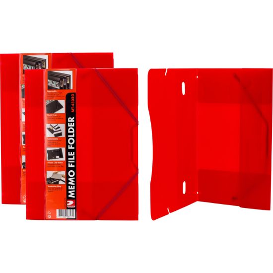 Picture of Data Bank Wallet, Single Pocket, A4, PP (Polypropylene), Red Color
3 Pieces/Pack / PACK