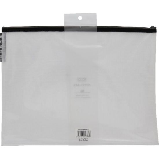 Picture of BAG MESH ZIPPER A3 BLACK / EA