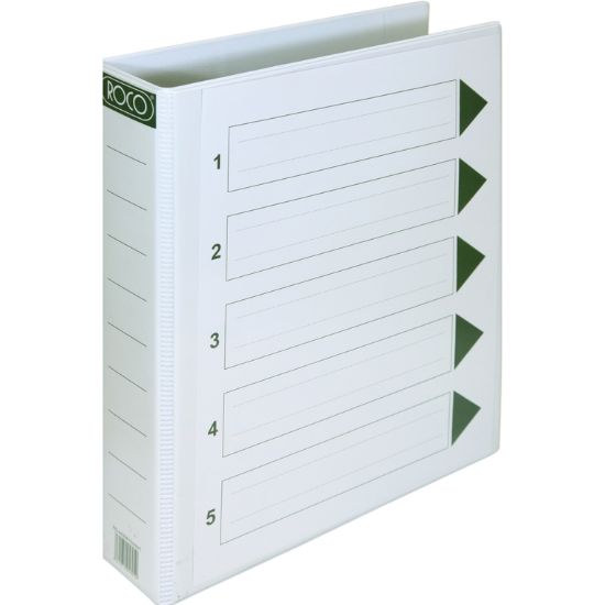 Picture of BINDER VIEW   A4 3D RING   1.5"  SPINE CAPACITY WHITE / EA