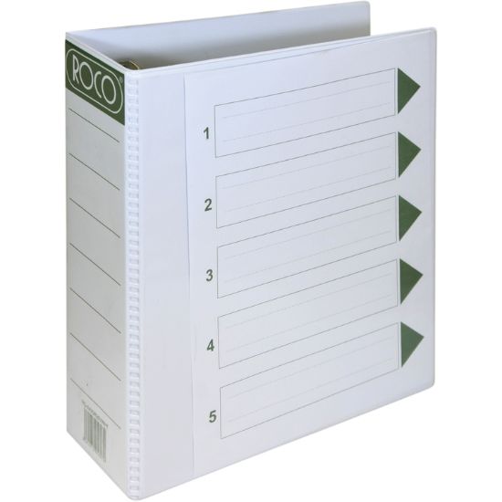 Picture of BINDER VIEW   A4 3D RING   2.5"  SPINE CAPACITY WHITE / EA