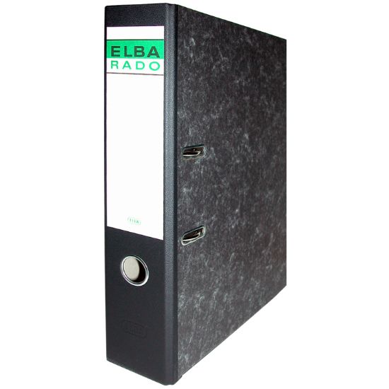 Picture of BOX FILE ELBA  F4 , 7.50CM  PRESSBOARD TYPE, BLACK / EA