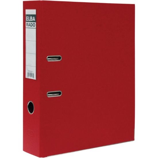 Picture of FILE BOX 2S-PLASTIC F4 7.5 CM GERMANY - RED / EA