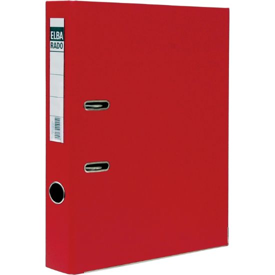 Picture of FILE BOX 2S-PLASTIC F4 5 CM GERMANY RED / EA