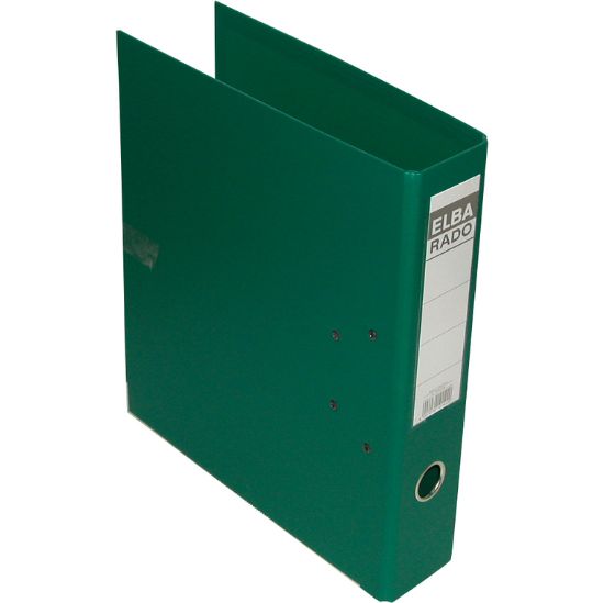 Picture of FILE BOX 2S-PLASTIC A4 7.5 CM GERMANY - GREEN / EA