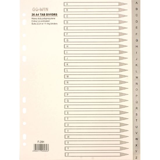 Picture of INDEX DIVIDER A4 A-Z / SET