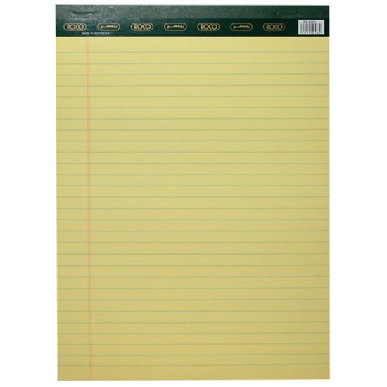Picture of WRITING PAD YELLOW A4 SIZE 40 SHTS , BIG / EA