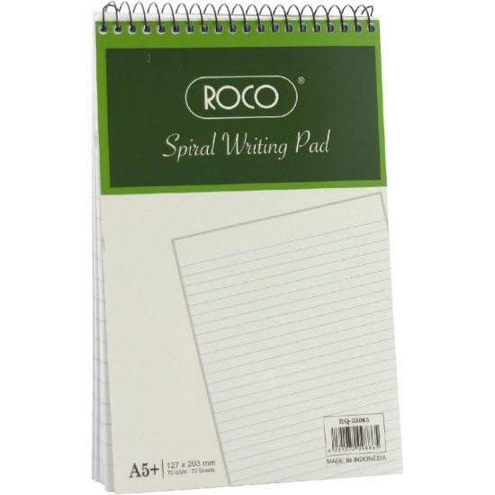 Picture of PAD WRITING WHT SPR 70SHT 5X8  Size A5+ / EA
