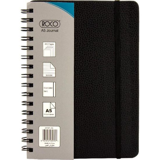 Picture of NOTEBOOK SPIRAL A5 HARD COVER / EA