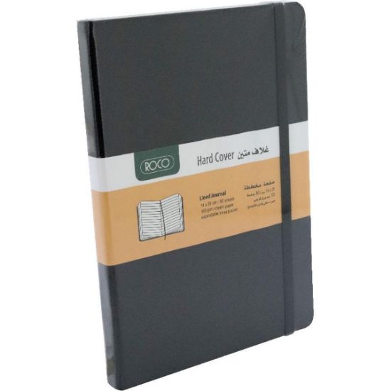 Picture of Roco Notebook
Embossed Elastic Band 14 X 20 cm 160 Pages (80 sheets)
Lined Black / EA