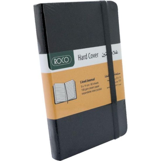 Picture of Roco Notebook
Embossed Elastic Band 9 X 14 cm 160 Pages (80 Sheets)1 Subject Lined Black / EA