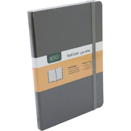 Picture of Roco Notebook
Embossed Elastic Band 14 X 20 cm 160 Pages (80 sheets)
Lined Grey / EA