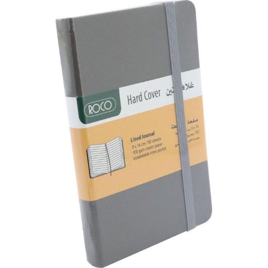 Picture of Roco Notebook
Embossed Elastic Band 9 X 14 cm 160 Pages (80 Sheets)1 Subject Lined Grey / EA