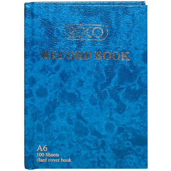 Picture of RECORD BOOK  A6 SIZE  100 SHEET / EA