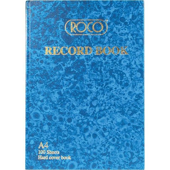 Picture of RECORD BOOK  A4 SIZE  100 SHEET / EA