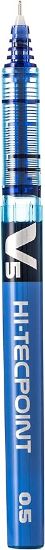 Picture of PEN PILOT V5 HI-TECPOINT 0.5  12 PCS/BX , BLUE / BX/12