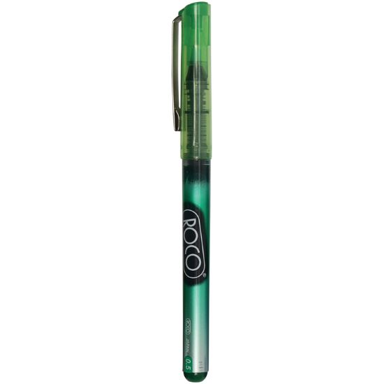 Picture of PEN ROLLER 0.5MM  CONEPOINT / GREEN / PACK/12