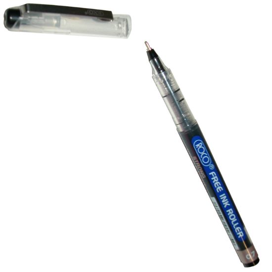 Picture of PEN ROLLER 0.7MM BLE TRCAP NP BLACK / PACK/12
