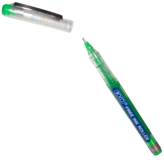 Picture of PEN ROLLER 0.7MM BLE TRCAP NP GREEN / PACK/12