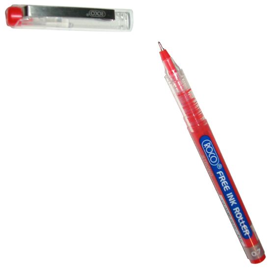 Picture of PEN ROLLER 0.7MM BLE TRCAP NP RED / PACK/12