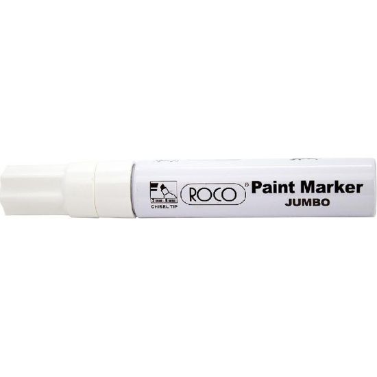 Picture of MARKER PAINT JUMBO 8MM WHITE / EA
