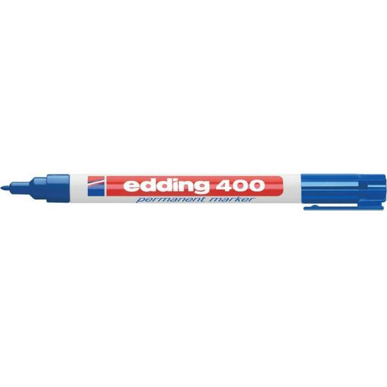 Picture of MARKER PERMANENT F/TIP 400 , 1 mm Fine Tip, Blue / EA