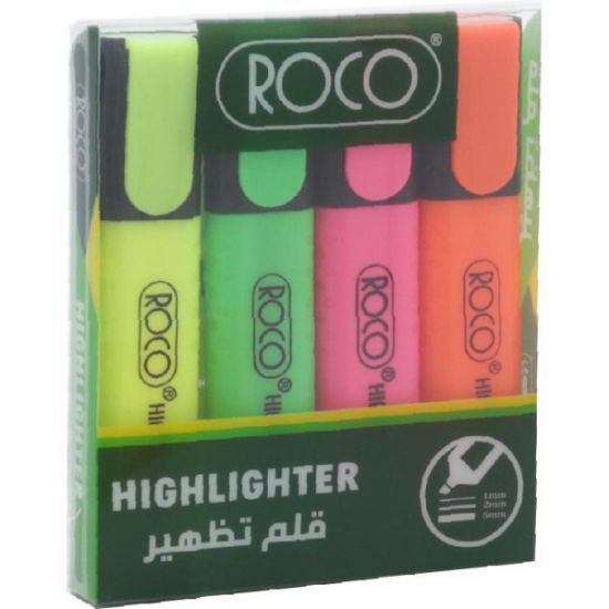 Picture of HIGHLIGHTER  ASST 4 COLOR, Roco / ST/4