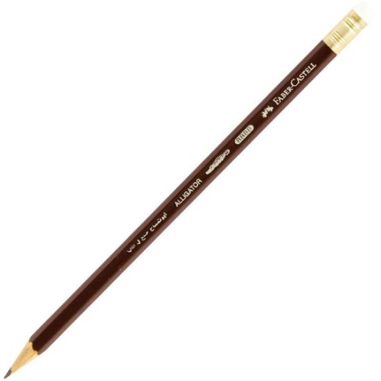 Picture of PENCIL WITH ERASER 4B ALLIGATOR,  FABERCASTELL  HIGH QUALITY / PK/12