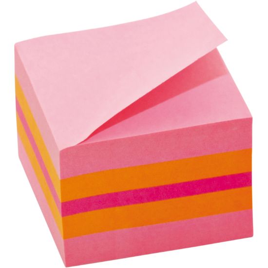 Picture of POST-IT MCUBE 2X2" 400 Notes, Orange;Pink;Red / PACK