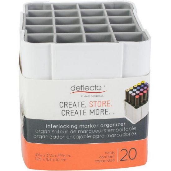Picture of Deflecto Pen Holder
20 Pen HolesABS Plastic/SiliconWhite / EA