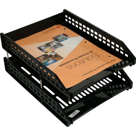 Picture of TRAY LETTER PLASTIC DOUBLE ASSORTED / SET