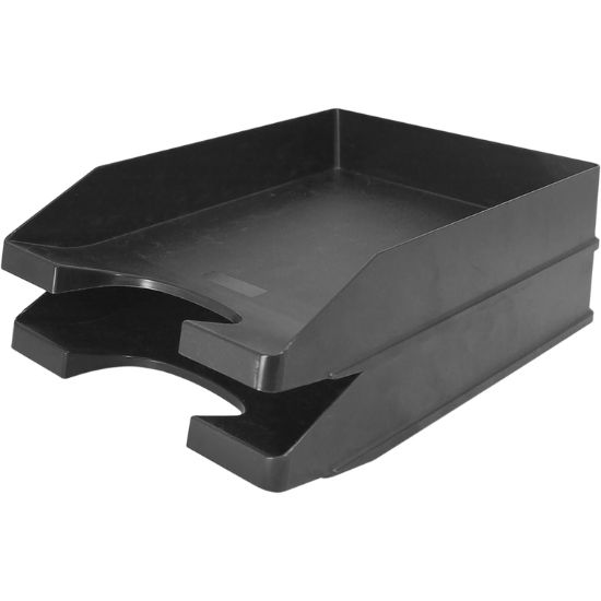Picture of TRAY DOCUMENT ABS  2 TIER - BLACK / SET