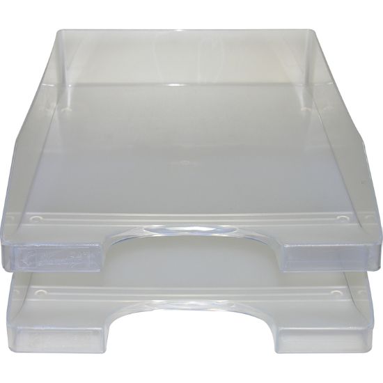 Picture of TRAY DOCUMENT ABS  2 TIER - CLEAR / SET