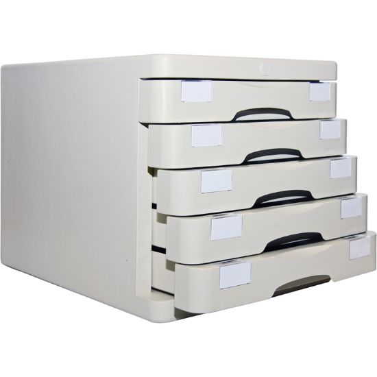 Picture of DRAWER FILE A4 5 TRAYS GREY / EA