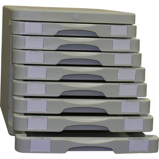 Picture of DRAWER FILE A4 8 TRAYS GREY / EA
