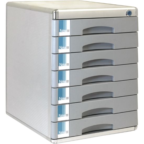 Picture of DRAWER FILE A4 7 TRAYS SILVER / EA