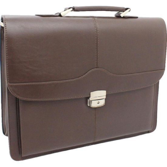 Picture of BAG BRIEFCASE PU BROWN / EA