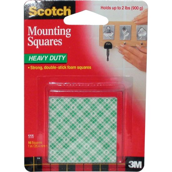 Picture of TAPE MOUNTING SQ 1X1"  HEAVY DUTY MOUNTING SQUARE / PK