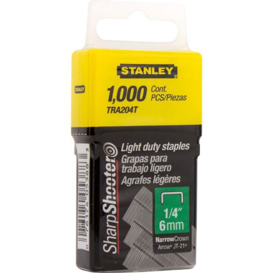 Picture of STAPLES TACKER 1/4 LIGHT DUTY 1000 STAPLES/PK / PK