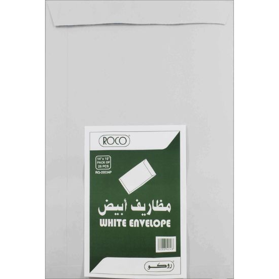 Picture of ENVELOPE WHITE 10X14" / PK/25