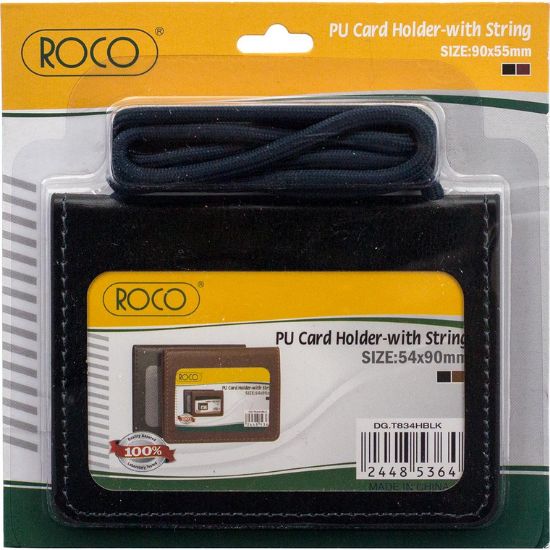 Picture of Wallet Type ID/Card Holder, Black 
Size :9X5.4CM / EA
