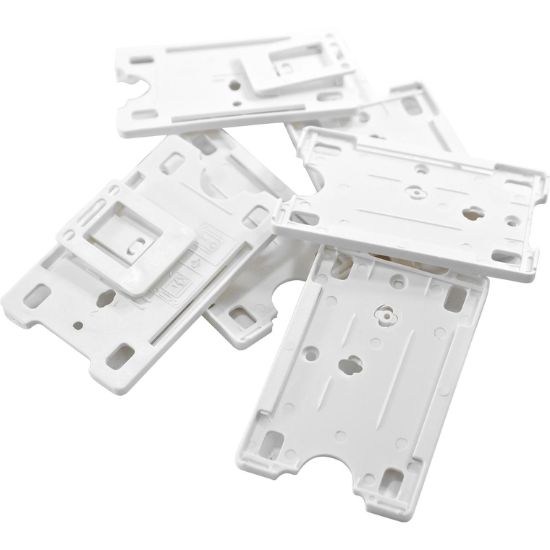 Picture of HOLDER ID REMOVABLE CLIP WHITE , Plastic / PACK/6
