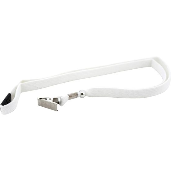 Picture of HOLDER ID STRING IRON CLIP WHITE COLOR / PACK/6