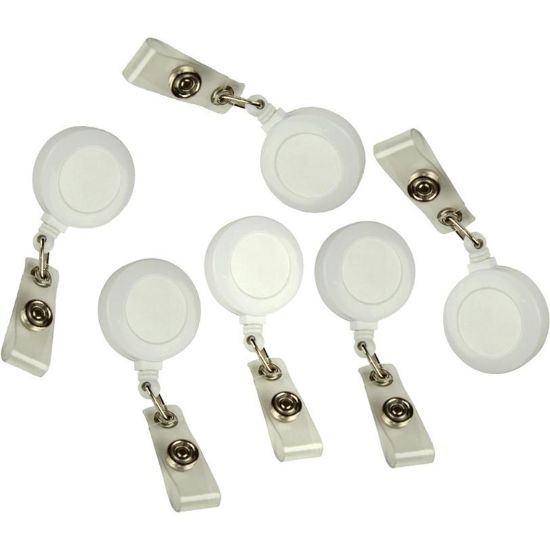 Picture of HOLDER ID RETRACTABLE WHITE / PACK/6