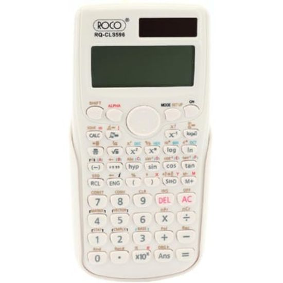 Picture of CALCULATOR SCIENTIFIC 417 FUNCTIONS,12 Digit, Full Dot Matrix / EA