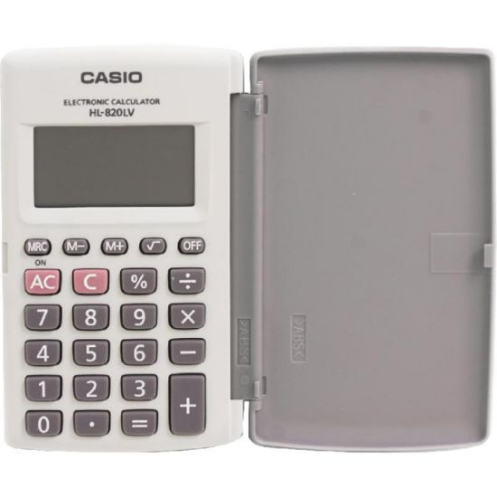 Picture of Casio HL-820LV Pocket Calculator
8 Digit Extra Large Display Black / EA