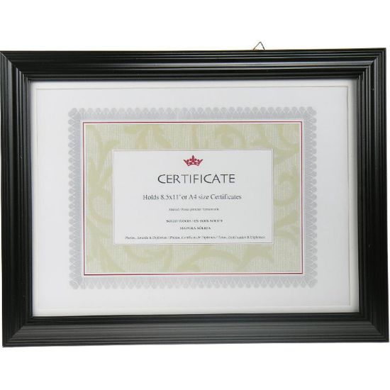 Picture of CERTIFICATE FRAME BLACK / EA