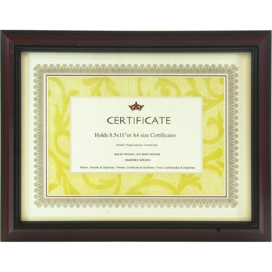 Picture of CERTIFICATE FRAME MAHOGANY / EA