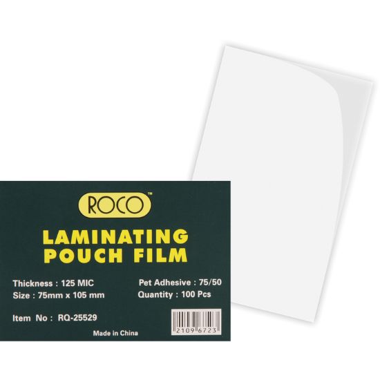 Picture of FILM LAMINATING 75X105MM / PK/100