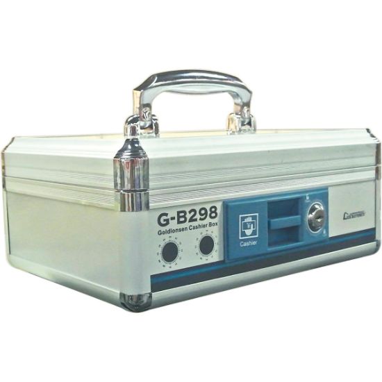 Picture of Cash Box, Key Lock, Aluminum/Plastic, Silver 27.50 cm X 11 cm
12 months warranty by JARIR / EA