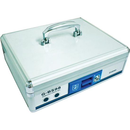Picture of Cash Box Key LockAluminum/PlasticSilver 33.50 cm X 11 cm
12 months warranty by JARIR / EA